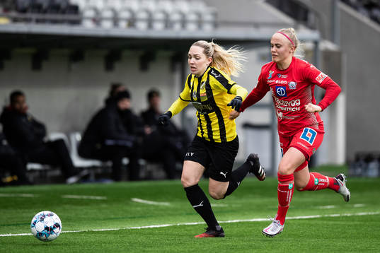 Häckens Elin Rubensson och Linköpings Alva Selerud