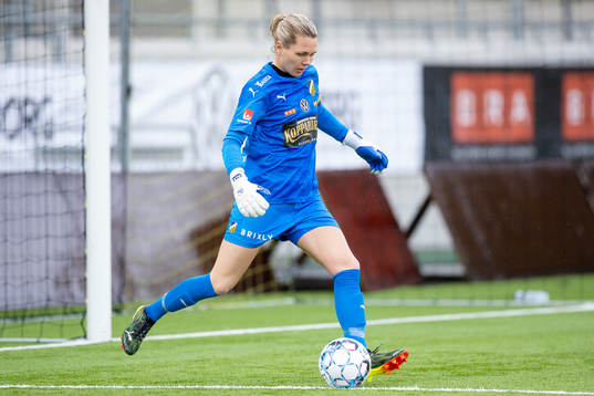 Häckens målvakt Jennifer Falk