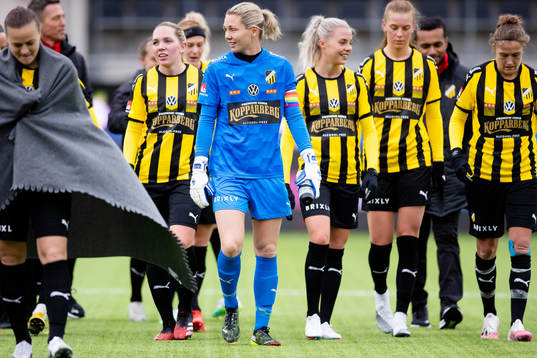 Häckens målvakt Jennifer Falk