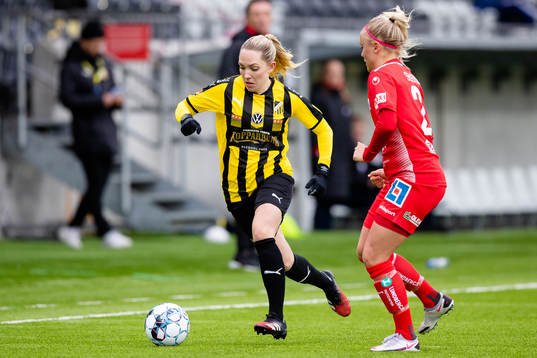 Häckens Elin Rubensson och Linköpings Alva Selerud