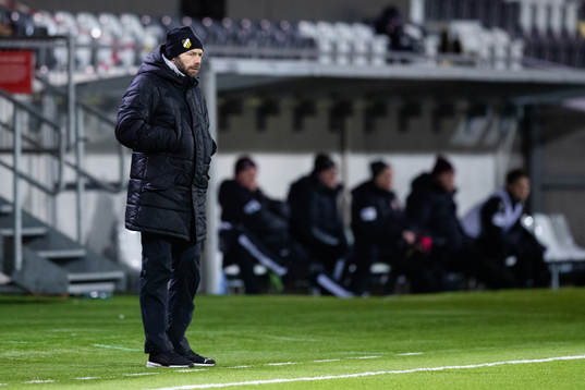 Häckens tränare Andreas Alm
