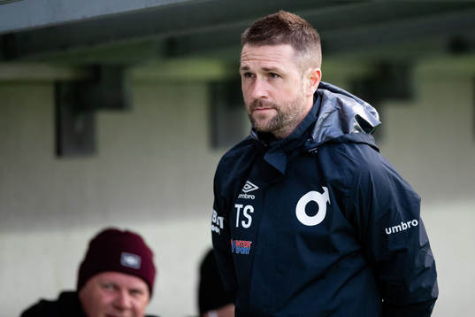Degerfors tränare Tobias Solberg