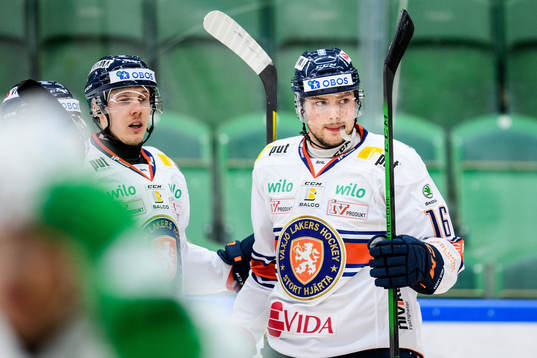 Växjös Brendan Gaunce jublar