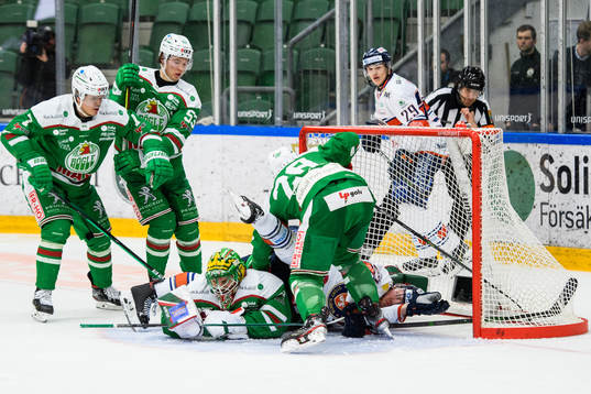 Växjös Martin Lundberg och Rögles Anton Bengtsson