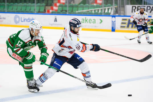 Rögles Brady Ferguson och Växjös Andrew Calof
