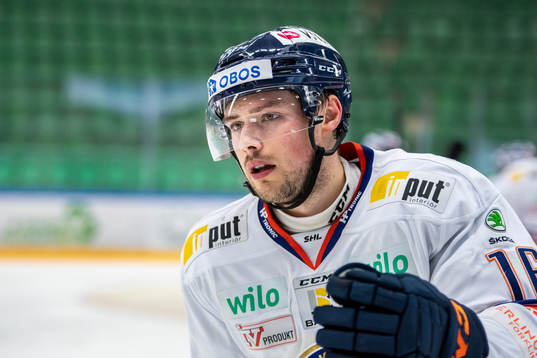 Växjös Brendan Gaunce jublar