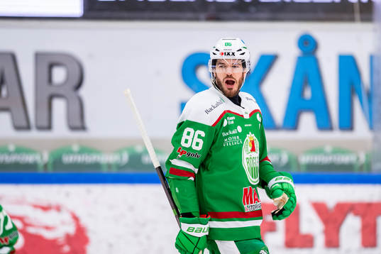 Rögles Eric Gelinas jublar