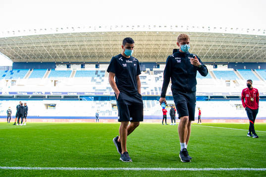 Mohamed «Moi» Elyounoussi and Julian Ryerson of Norway