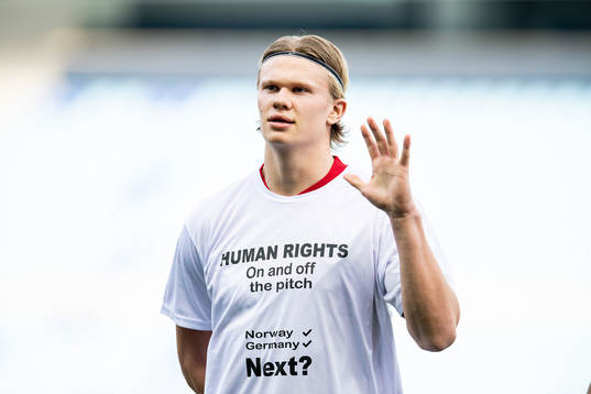 Erling Braut Haaland of Norway