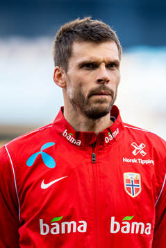 Goalkeeper Rune Almenning Jarstein of Norway