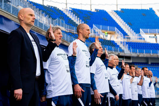 Ståle Solbakken, head coach, Kent Bergersen, assistant