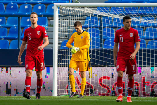 Kristoffer Ajer, goalkeeper Rune Almenning Jarstein and