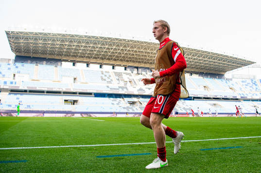 Mats Møller Dæhli of Norway warms up
