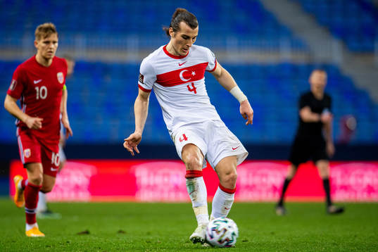 Caglar Söyüncü of Turkey