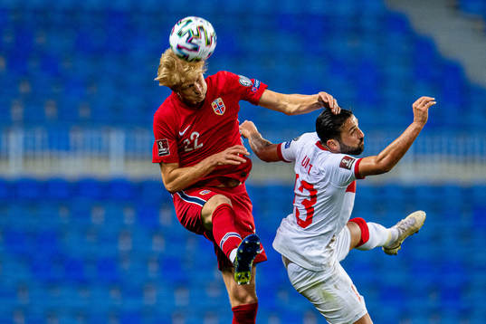 Morten Thorsby of Norway and Umut Meras of Turkey