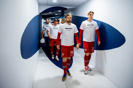 Iver Fossum and Kristian Thorstvedt of Norway wearing a