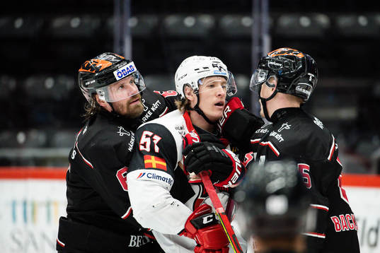 Örebros Stefan Warg och Gustav Backström mot Malmö