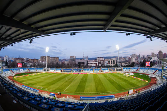 General view of the Fadil Vokrri Stadium
