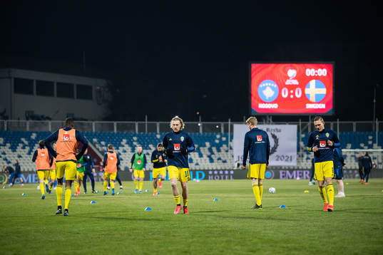 Emil Forsberg and Ludwig Augustinsson of Sweden
