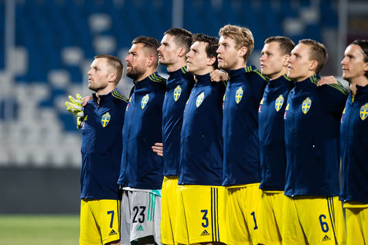 Sebastian Larsson, goalkeeper Kristoffer Nordfeldt, Mikael