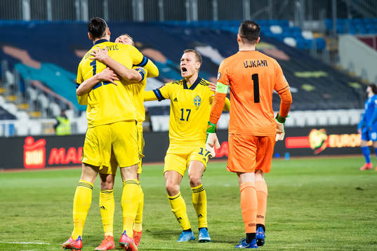 Zlatan Ibrahimovic, Ludwig Augustinsson and Viktor Claesson