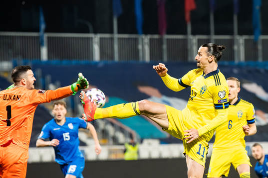Zlatan Ibrahimovic of Sweden