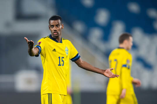 Alexander Isak of Sweden