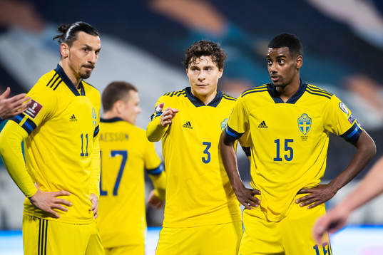 Zlatan Ibrahimovic, Victor Nilsson Lindelöf and Alexander