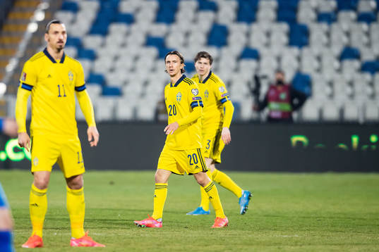 Zlatan Ibrahimovic, Kristoffer Olsson and Victor Nilsson