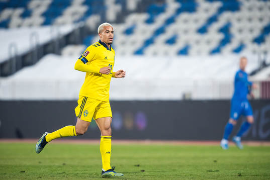 Robin Quaison of Sweden