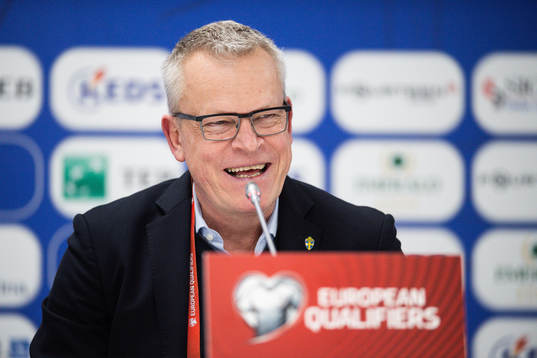 Janne Andersson, head coach of Sweden