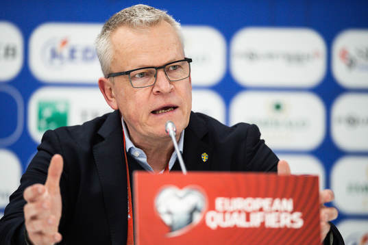 Janne Andersson, head coach of Sweden