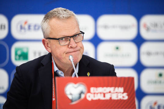 Janne Andersson, head coach of Sweden