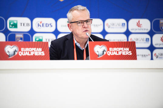 Janne Andersson, head coach of Sweden