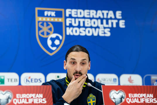 Zlatan Ibrahimovic of Sweden