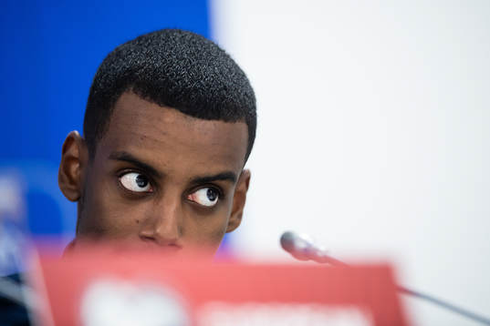 Alexander Isak of Sweden