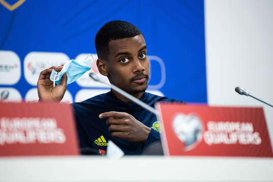 Alexander Isak of Sweden