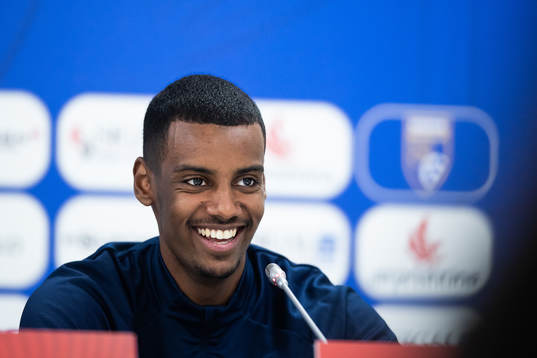 Alexander Isak of Sweden