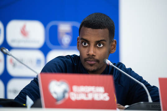 Alexander Isak of Sweden