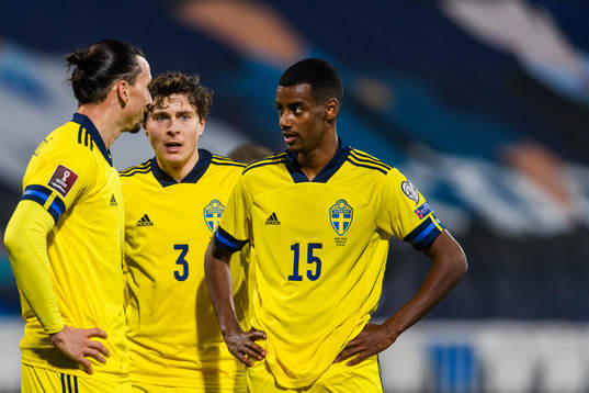 Zlatan Ibrahimovic, Victor Nilsson Lindelöf and Alexander