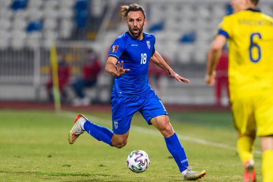 Vedat Muriqi of Kosovo