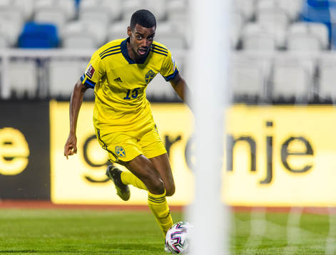 Alexander Isak of Sweden