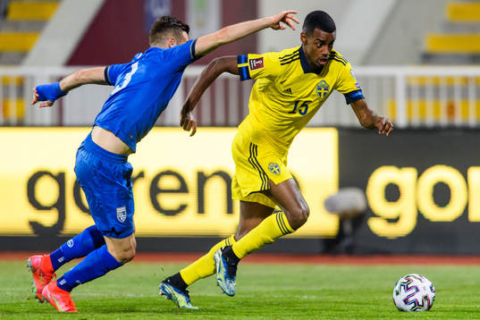 Alexander Isak of Sweden