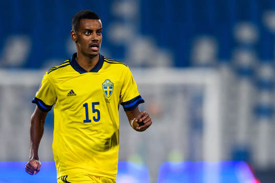 Alexander Isak of Sweden