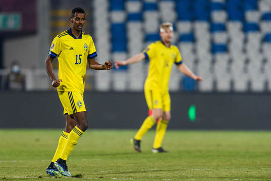 Alexander Isak of Sweden