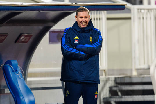 Assistant coach Peter Wettergren of Sweden