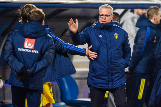 Janne Andersson, head coach of Sweden