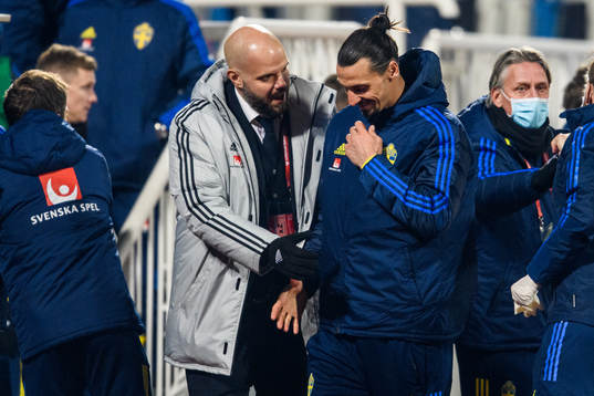Jakob Kakembo Andersson, press manager and Zlatan