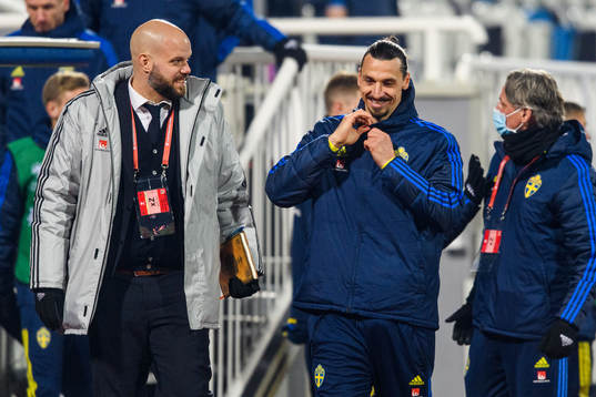 Jakob Kakembo Andersson, press manager and Zlatan