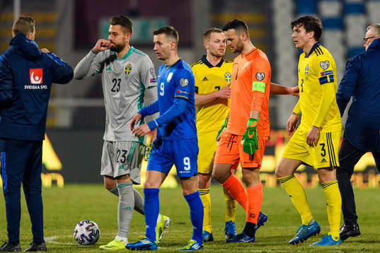 Sebastian Larsson and Mikael Lustig of Sweden